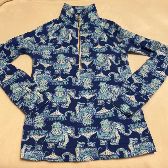 Lilly Pulitzer UPF+50 Skipper Popover Pullover - Picture 1 of 5